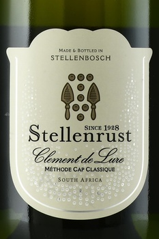 Stellenrust Clement de Lure Brut MCC - вино игристое Стелленруст Клеман де Люр Брют МКК 2021 год 0.75 л белое брют