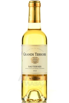 Dourthe Grands Terroirs Sauternes - вино Дурт Гран Терруар Сотерн 2022 год 0.375 л белое сладкое