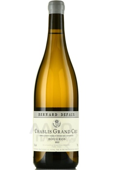 Bernard Defaix Chablis Grand Cru Bougros - вино Шабли Гран Крю Бугро Бернар Дефе 2022 год 0.75 л белое сухое