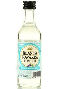 Orujo Blanca De Navarra - текила Орухо Бланка де Наварра 0.05 л