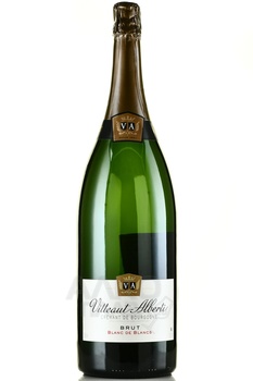 Vitteaut-Alberti Cremant de Bourgogne Blanc de Blancs Brut - вино игристое Витто Альберти Креман де Бургонь Блан де Блан Брют 2020 год 3 л белое брют