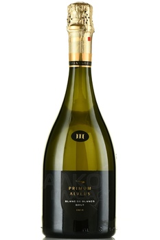 Primum Alveus Blanc de Blancs - вино игристое Примум Алвеус Блан де Блан 2019 год 0.75 л белое брют