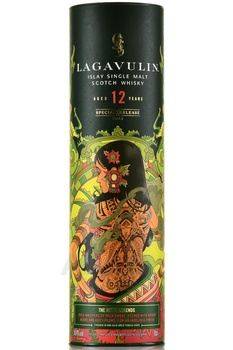 Lagavulin 12 year old The Ink of Legends - виски Лагавулин Зе Инк оф Легендс 12 лет 0.7 л в тубе