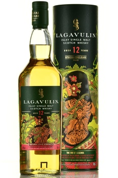 Lagavulin 12 year old The Ink of Legends - виски Лагавулин Зе Инк оф Легендс 12 лет 0.7 л в тубе