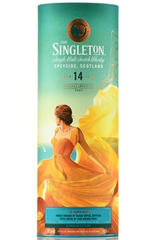 The Singleton 14 Years Old The Silken Gown - виски Зе Синглтон Зе Силкен Гоун 14 лет 0.7 л в тубе