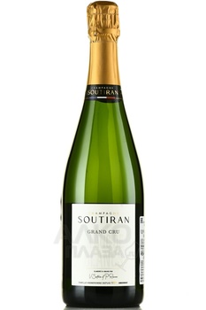 Soutiran Blanc de Blancs Grand Cru Brut - шампанское Сутиран Блан де Блан Гран Крю Брют 0.75 л