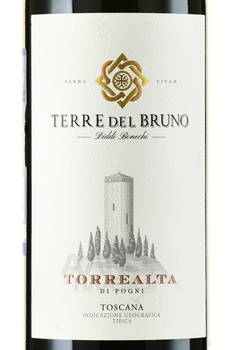 Cabernet Sauvignon Torrealta Toscana Terre del Bruno - вино Каберне Совиньон Торреальта Тоскана Терре дель Бруно 2021 год 0.75 л красное сухое в д/у