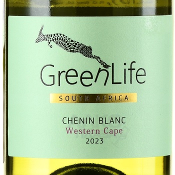 GreenLife Chenin Blanc Western Cape - вино ГринЛайф Шенен Блан Вестерн Кейп 2023 год 0.75 л белое сухое