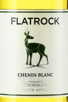 Rhebokskloof Flatrock Chenin Blanc - вино Рибоксклуф Флэтрок Шенен Блан 2023 год 0.75 л белое сухое