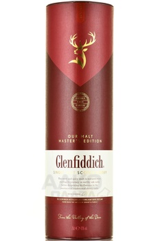 Glenfiddich Malt Master’s Edition - виски Гленфиддик Молт Мастер Эдишн 0.7 л в тубе