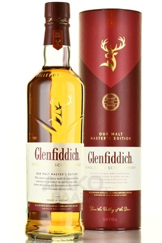 Glenfiddich Malt Master’s Edition - виски Гленфиддик Молт Мастер Эдишн 0.7 л в тубе