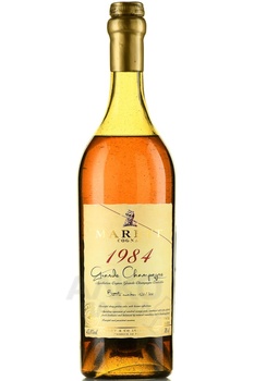 Marett Grande Champagne 1984 - коньяк Маретт Гранд Шампань 1984 год 0.7 л