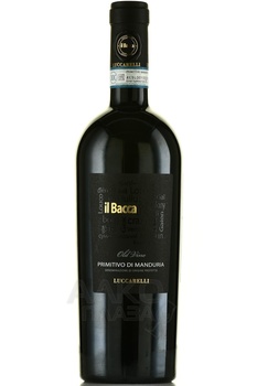 Luccarelli Il Bacca Primitivo di Manduria DOP - вино Луккарелли Иль Бакка Примитиво ди Мандурия 0.75 л красное полусухое