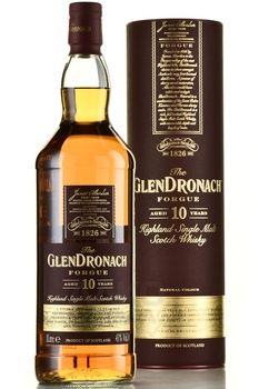 Glendronach Forgue 10 Years Old - виски ГленДронах Форг 10 лет 1 л в тубе