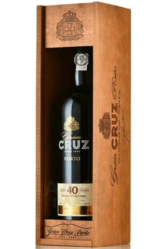 Porto Cruz 40 Years Old - портвейн Порто Круз 40 лет 0.75 л в д/у