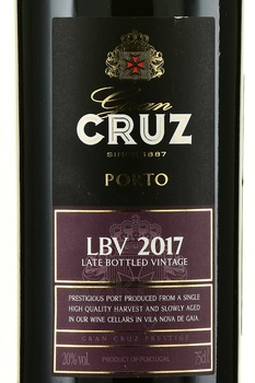 Cruz Late Bottled Vintage 2003 - портвейн Круз Лейт Ботлд Винтаж 2003 0.75 л