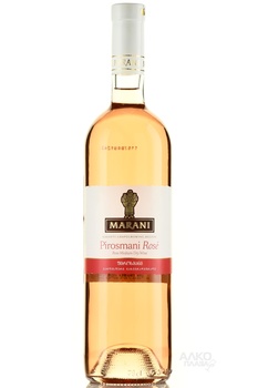 Marani Pirosmani Rose - вино Марани Пиросмани Розе 0.75 л розовое полусухое