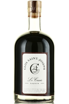 Clos Saint-Joseph Le Cassis Liqueur - ликер Кло Сен-Жозеф Лё Касис 0.5 л