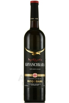 Megobari Khvanchkara - вино Мегобари Хванчкара 0.75 л красное полусладкое