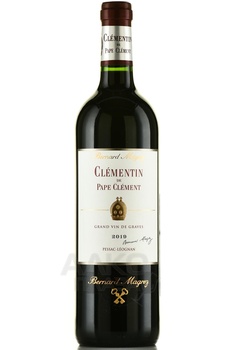 Le Clementin Rouge du Pape Clement Pessac-Leognan - вино Клементен дю Пап Клеман Пессак-Леоньян 2019 год 0.75 л красное сухое