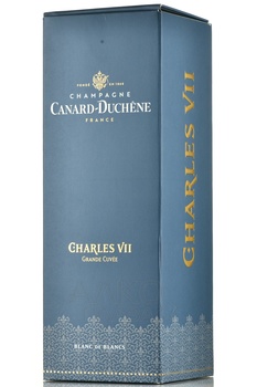 Champagne Canard-Duchene Charles VII Blanc de Blancs - шампанское Шампань Канар-Дюшен Шарль 7 Блан де Блан 2020 год 0.75 л белое брют в п/у