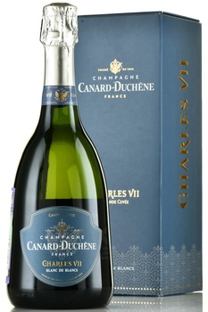 Champagne Canard-Duchene Charles VII Blanc de Blancs - шампанское Шампань Канар-Дюшен Шарль 7 Блан де Блан 2020 год 0.75 л белое брют в п/у