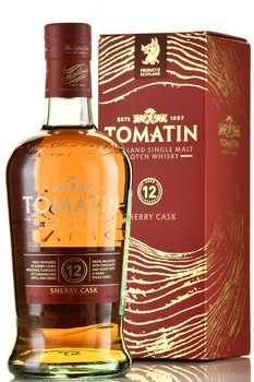 Tomatin 12 Year Old Sherry Casks - виски Томатин 12 лет Шерри Каск 0.7 л в п/у