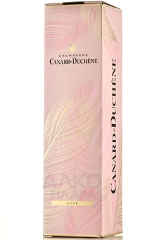 Champagne Canard-Duchene Cuvee Leonie Rose - шампанское Шампань Канар-Дюшен Кюве Леони Розе 2020 год 0.75 л брют розовое в п/у