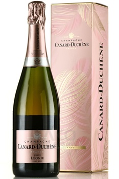 Champagne Canard-Duchene Cuvee Leonie Rose - шампанское Шампань Канар-Дюшен Кюве Леони Розе 2020 год 0.75 л брют розовое в п/у