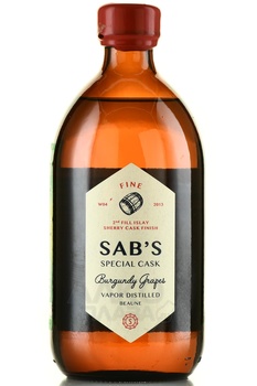 SAB’S Special Cask Sherry Cask - водка САБ’С Спешиал Каск Шерри Каск Финиш 0.5 л