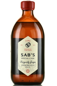 SAB’S Special Cask Rivesaltes Cask Finish - водка САБ’С Спешиал Каск Ривезальт Каск Финиш 0.5 л