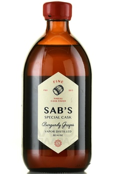 SAB’S Special Cask Pineau Cask Finish - водка САБ’С Спешиал Каск Пино Каск Финиш 0.5 л