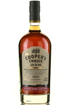 The Cooper’s Choice Girvan Oloroso Single Grain Scotch Whisky - виски Зе Куперс Чойс Гирван Олоросо Сингл Грейн Скоч Виски 0.7 л в п/у