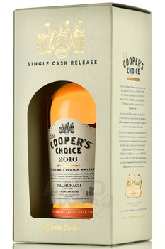 The Cooper’s Choice Dalmunach Pedro Ximenez Single Malt Scotch Whisky - виски Зе Куперс Чойс Далмунах Педро Хименос Сингл Молт Скоч Виски 0.7 л в п/у