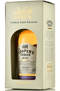 The Cooper’s Choice Glen Spey Marsala Single Malt Scotch Whisky - виски Зе Куперс Чойс Глен Спей Марсала Сингл Молт Скоч Виски 0.7 л в п/у