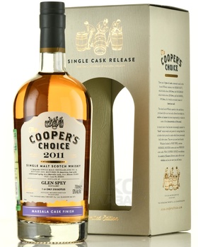 The Cooper’s Choice Glen Spey Marsala Single Malt Scotch Whisky - виски Зе Куперс Чойс Глен Спей Марсала Сингл Молт Скоч Виски 0.7 л в п/у