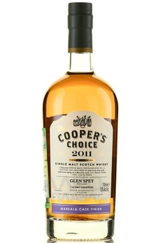 The Cooper’s Choice Glen Spey Marsala Single Malt Scotch Whisky - виски Зе Куперс Чойс Глен Спей Марсала Сингл Молт Скоч Виски 0.7 л в п/у