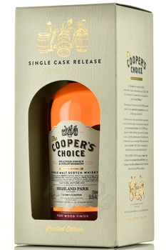 The Cooper’s Choice Highland Park Port Single Malt Scotch Whisky - виски Зе Куперс Чойс Хайленд Парк Порт Сингл Молт Скоч Виски 0.7 л в п/у