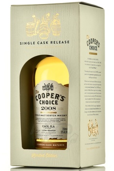 The Cooper’s Choice Caol Ila Bourbon Single Malt Scotch Whisky - виски Зе Куперс Чойс Кол Ила Бурбон Сингл Молт Скоч Виски 0.7 л в п/у