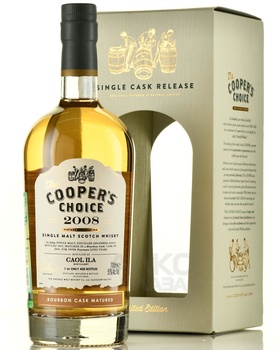 The Cooper’s Choice Caol Ila Bourbon Single Malt Scotch Whisky - виски Зе Куперс Чойс Кол Ила Бурбон Сингл Молт Скоч Виски 0.7 л в п/у