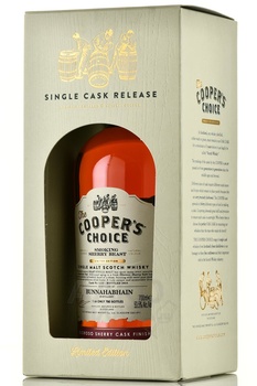 The Cooper’s Choice Bunnahabhain Smoking Sherry Beast Oloroso Single Malt Scotch Whisky - виски Зе Куперс Чойс Буннахабен Смокинг Шерри Бист Олоросо Сингл Молт Скоч Виски 0.7 л в п/у