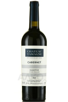 Chateau Tamagne Cabernet - вино Шато Тамань Каберне 0.75 л красное сухое