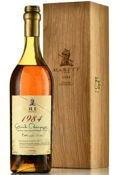 Marett Grande Champagne 1984 - коньяк Маретт Гранд Шампань 1984 год 0.7 л