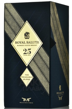 Chivas Royal Salute 25 Years Old The Treasured Blend - виски Чивас Роял Салют 25 лет Трежеред Бленд 0.7 л в п/у