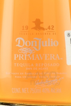 Don Julio 1942 Primavera Reposado - текила Дон Хулио 1942 Примавера Репосадо 0.75 л