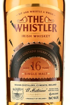 The Whistler Single Malt Palo Cortado Sherry Finish 16 Years Old - виски Уистлер Сингл Молт Пало Кортадо Шерри Финиш 16 лет 0.7 л в п/у