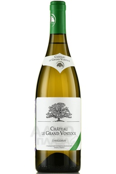 Chateau Le Grand Vostock Chardonnay - вино Шато ле Гран Восток Шардоне 0.75 л белое сухое