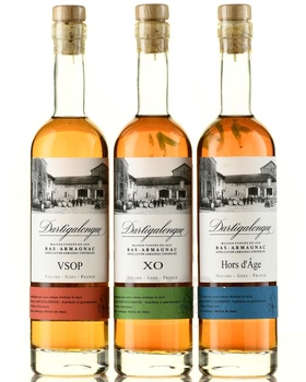 Collection Bas Armagnac Dartigalongue (VSOP,XO,Hors d’age) - набор из 3 бутылок арманьяка Дартигалон (ВСОП, ХО, Ор д’Аж) 0.2 л