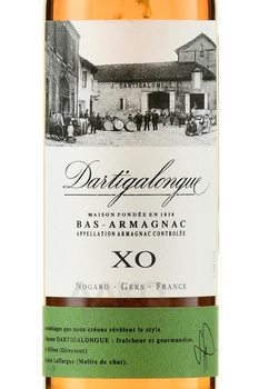 Collection Bas Armagnac Dartigalongue (VSOP,XO,Hors d’age) - набор из 3 бутылок арманьяка Дартигалон (ВСОП, ХО, Ор д’Аж) 0.2 л