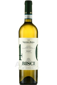 Verdicchio di Matelica Bisci - вино Вердиккио ди Мателика Биши 2022 год 0.75 л белое сухое